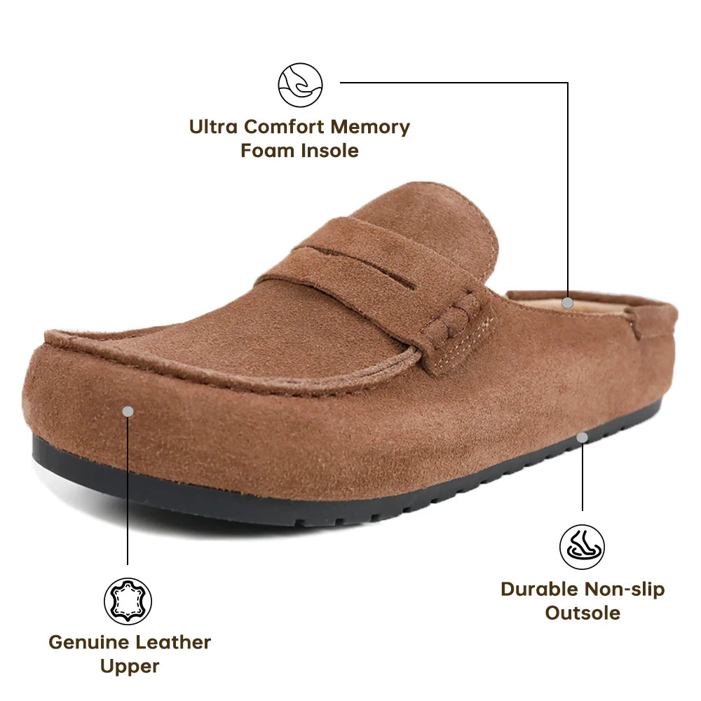 Pulooma® Suede Loafers Cloggs